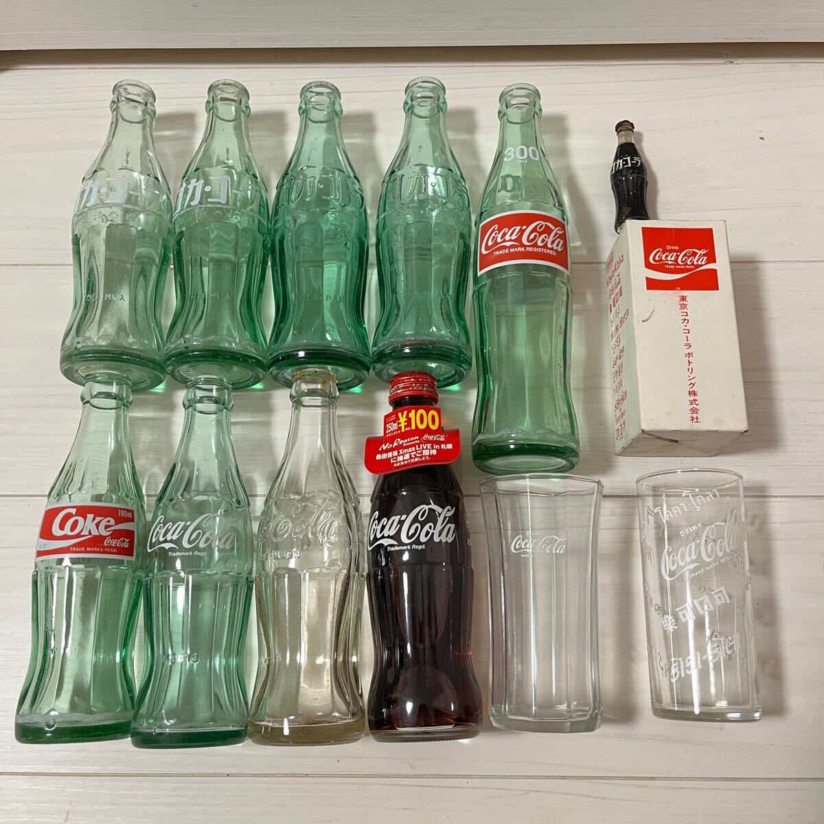 昭和レトロ コカ・コーラ空瓶 13本セット 当時物 Yahoo!オークション -「コカコーラ 空き瓶」の落札相場・落札価格