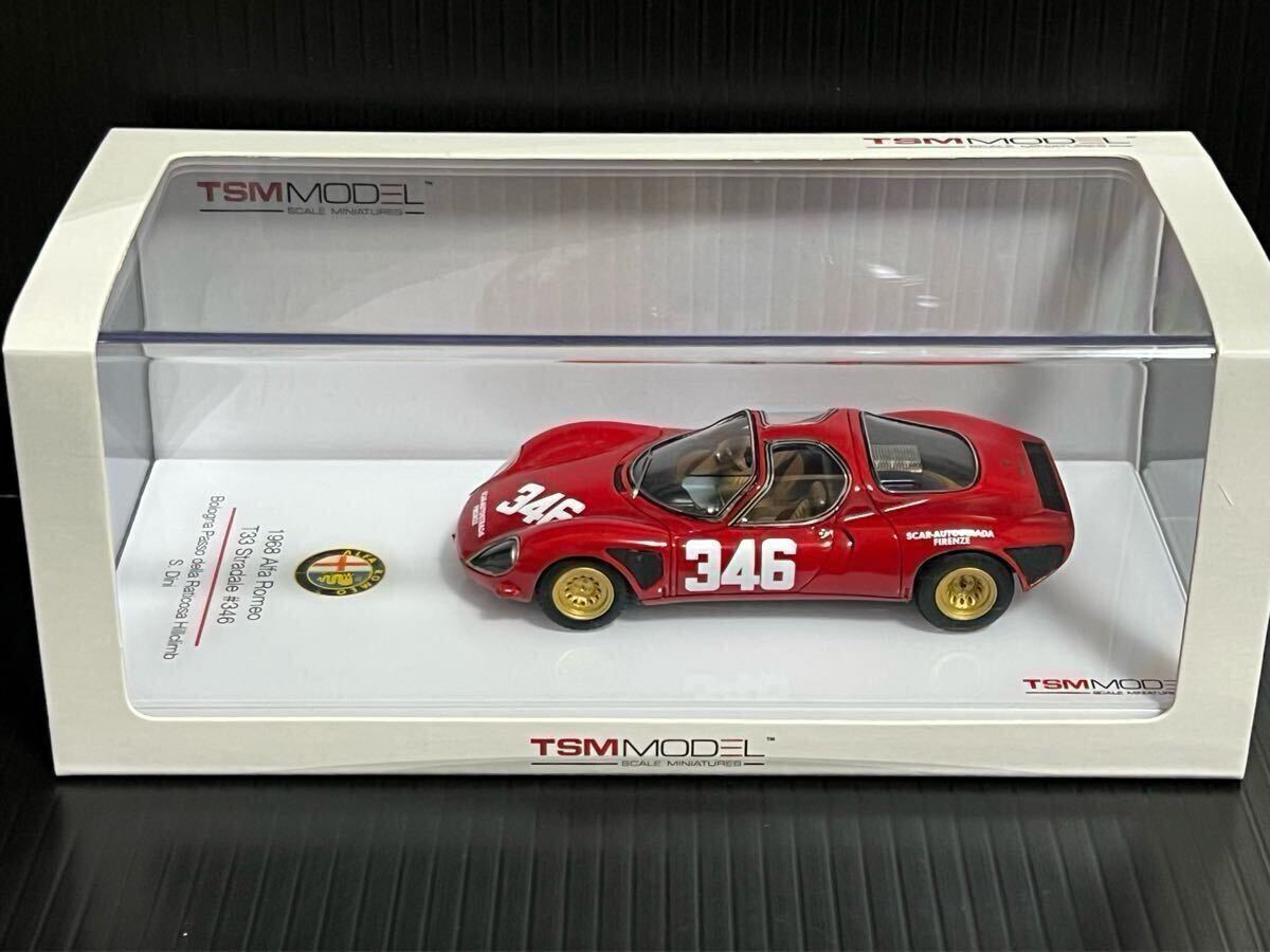 絶版　1/43 アルファロメオ　ティーポ　33/2 1968 5位　ルマン24時 絶版 1/43 アルファロメオ ティーポ 33/2 1968 5位 ルマン24時