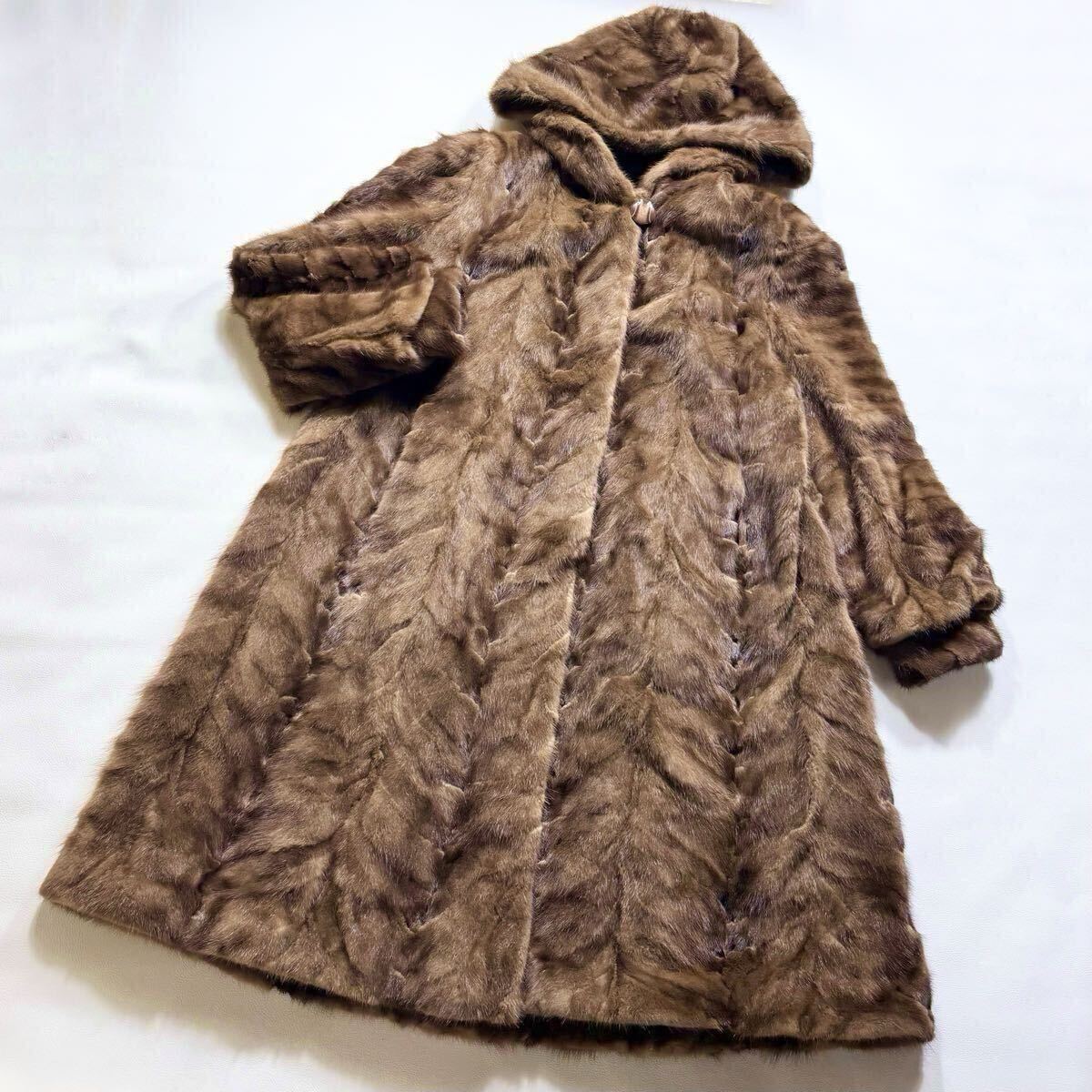 【最高級毛皮】 ダークミンクコート セミロングコート リアルファー フリーサイズ 楽天市場】【10%OFFクーポン】SAGAミンク カシミヤ 100％ コート