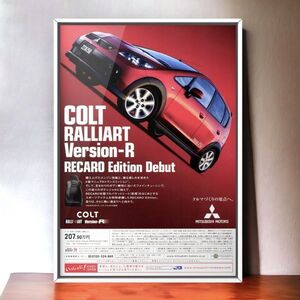 2000s 1 пункт только! подлинная вещь реклама Mitubishi Mitsubishi Colt / CBA-Z27AG амортизатор Mk1 COLT Ralliart VERSION R Рекаро выпуск Ralliart