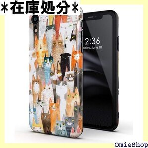 Attract iphone XR ケース デザイン5 ー 専用 case スマホケース iphone XR 猫 46