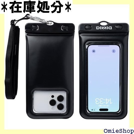 DIVAID ワイドサイズ 防水ケース スマホ用 IP ne Android 各種スマートフォン対応 防水 防塵 823
