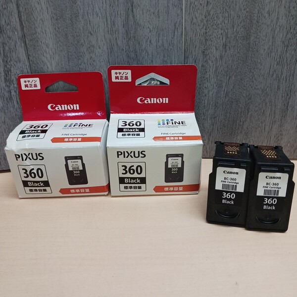 y070409k キヤノン Canon【純正品】インク BC-360 ブラック 2本セット FINEカートリッジ