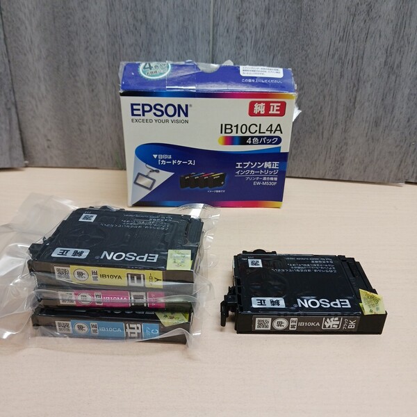 y070413k エプソン 【純正品】EPSON インクカートリッジ カードケース IB10CL(BK/C/M/Y) 4本セット