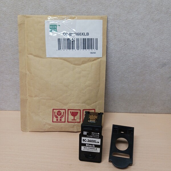 y070809k エコリカ 【互換品】ecorica キヤノンCanon BC-360XL ブラック BK