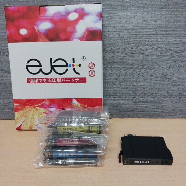y071116k ejet【互換品】 エプソン Epson MUG(BK/C/M/Y)BK 2点 マグカップ 5本セット