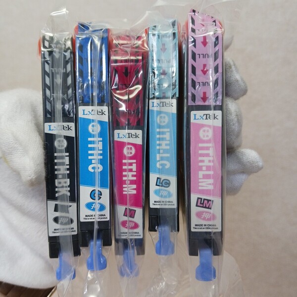 y071508k LxTek【互換品】 ITH(BK/C/M/LC/LM)エプソン EPSON ITH イチョウ 5本セット