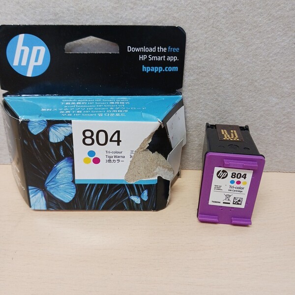 y071516k HP エイチピー【純正品】HP804 インクカートリッジ カラー