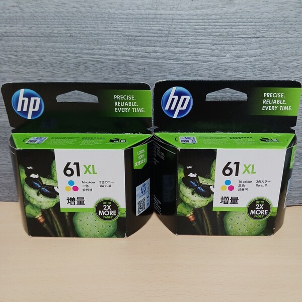 y071708k HP 【純正品】エイチピー hp 61XL インクカートリッジ カラー 増量 2本セット