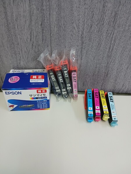 y070307k エプソン 【純正品】EPSON インクカートリッジ サツマイモ SAT-6CL 8本セット(BK3本/C/M/Y/LC/LM )