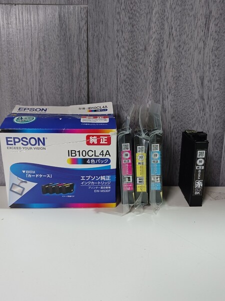 y070404k エプソン EPSON【純正品】 インクカートリッジ カードケース( BK/C/M/Y) 4本セット