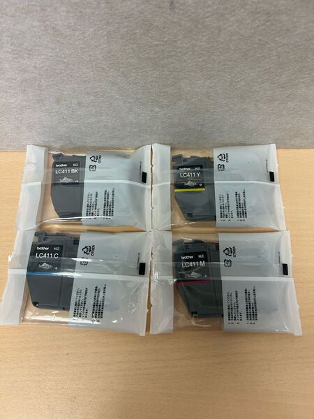 y070811a ブラザー 工業( Brother Industries ) 【純正品】 LC411 インクカートリッジ 4色パック LC411-4PK-E インク