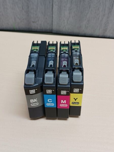 y071815a インクカートリッジ エコリカ ecorica 【互換品】ブラザー brother LC111 4本セット (BK/C/M/Y) インク