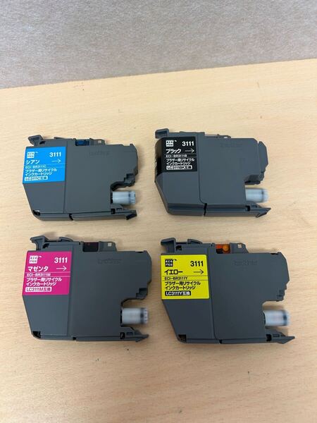 y071823a インクカートリッジ ecorica エコリカ 【互換品】 ブラザー 用 ECl3111-4PK インク 4色パック LC3111