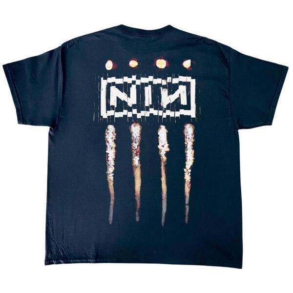 Nine Inch Nails シュレッダー Tシャツ ブラック バンド