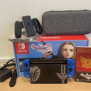【美品、ケース・保護フィルム付】ニンテンドースイッチ Nintendo Switch本体 ドラゴンクエストXI S ロトエディション ドラクエ11S