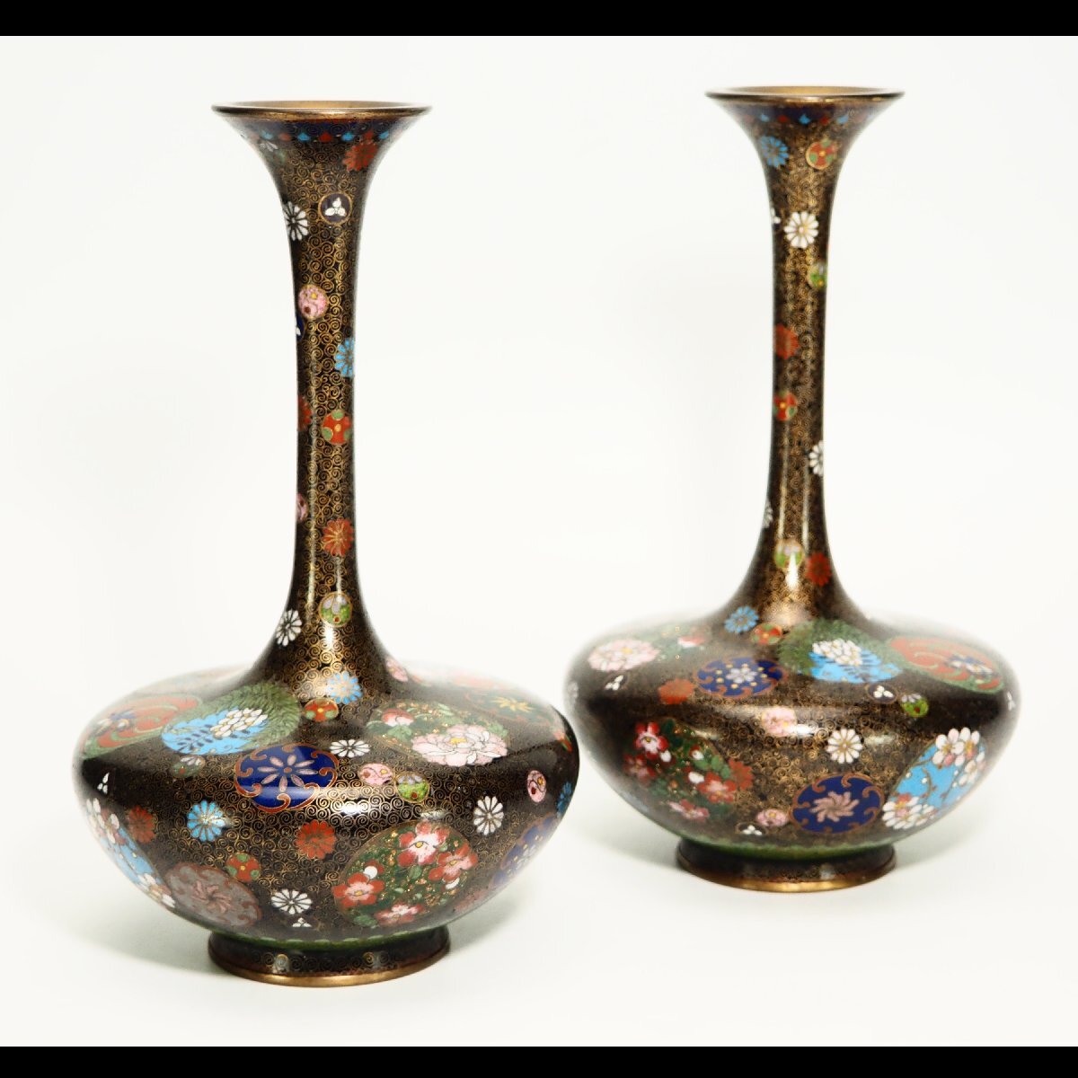送料無料 中国古玩 60~70年代七宝花瓶 高さ23.5cm ★無傷★ Yahoo!オークション -「中国 七宝 花瓶」の落札相場・落札価格