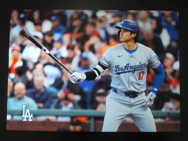 A4 額付き ポスター 大谷翔平 ドジャース LA バッター 二刀流 サムライ