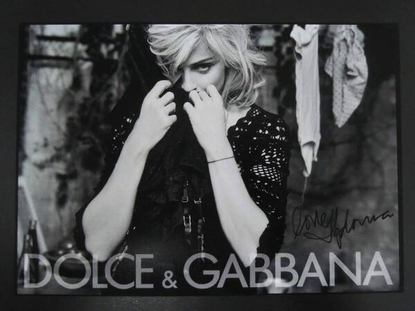 A4 額付き ポスター マドンナ Madonna ドルガバ ファッション 写真 フォトフレーム