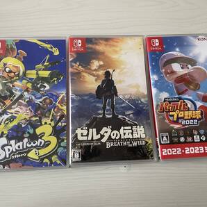 スプラトゥーン3 ★中古★ゼルダの伝説 ブレス オブ ザ ワイルド パワプロ パワフルプロ野球2022 Nintendo Switch
