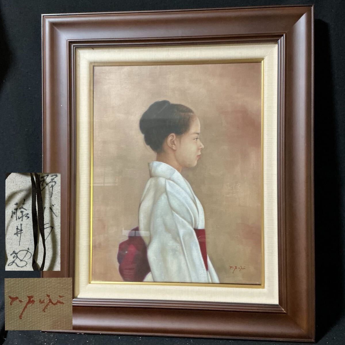 写実画【Margaret】油彩画 直筆サインあり 2025年最新】Yahoo!オークション -#写実絵画の中古品・新品・未