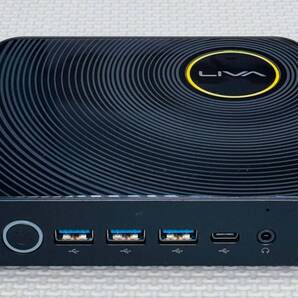 無線対応 ! ECS 超小型デスクトップパソコン LIVA Z ★ Celeron N3350 メモリ8GB eMMC-32GB Type-C HDMI Windows 11.