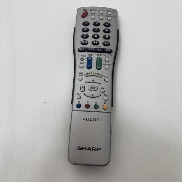 【シャープ 純正 リモコン 18A01】動作保証 即日発送 GA434WJSA テレビ用 LC-20SX5/LC-20AX6