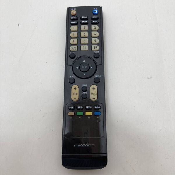 【nexxion 純正 リモコン 18H16】動作保証 即日発送 テレビ用リモコン 電池フタ欠品