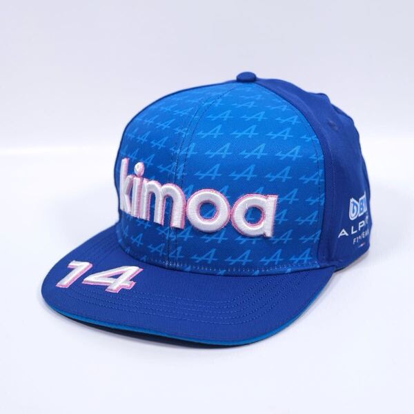 【送料無料】フェルナンド・アロンソ kimoa アルピーヌF1チーム 2022 フラットキャップ/ALPINE F1 TEAM/帽子
