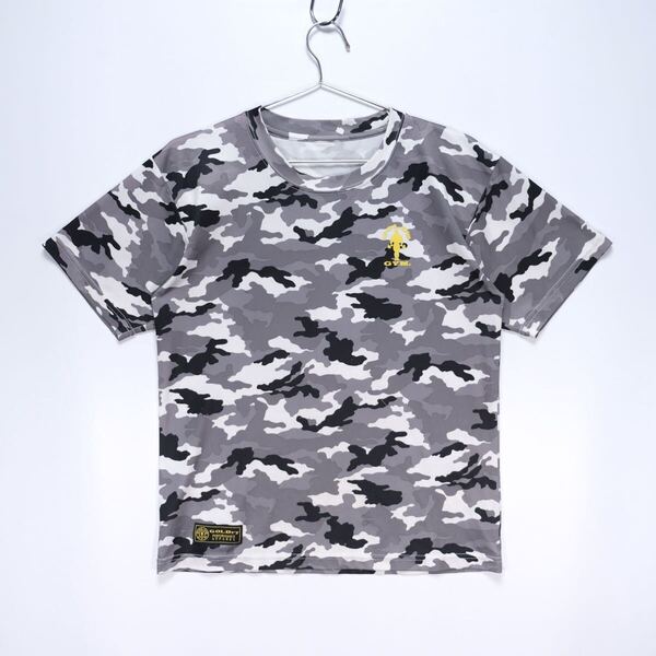 【送料無料】GOLD'S GYM(ゴールドジム)/GOLDry パフォーマンスアパレル/ゴールズドライTシャツ(カモフラージュ)/迷彩/Mサイズ