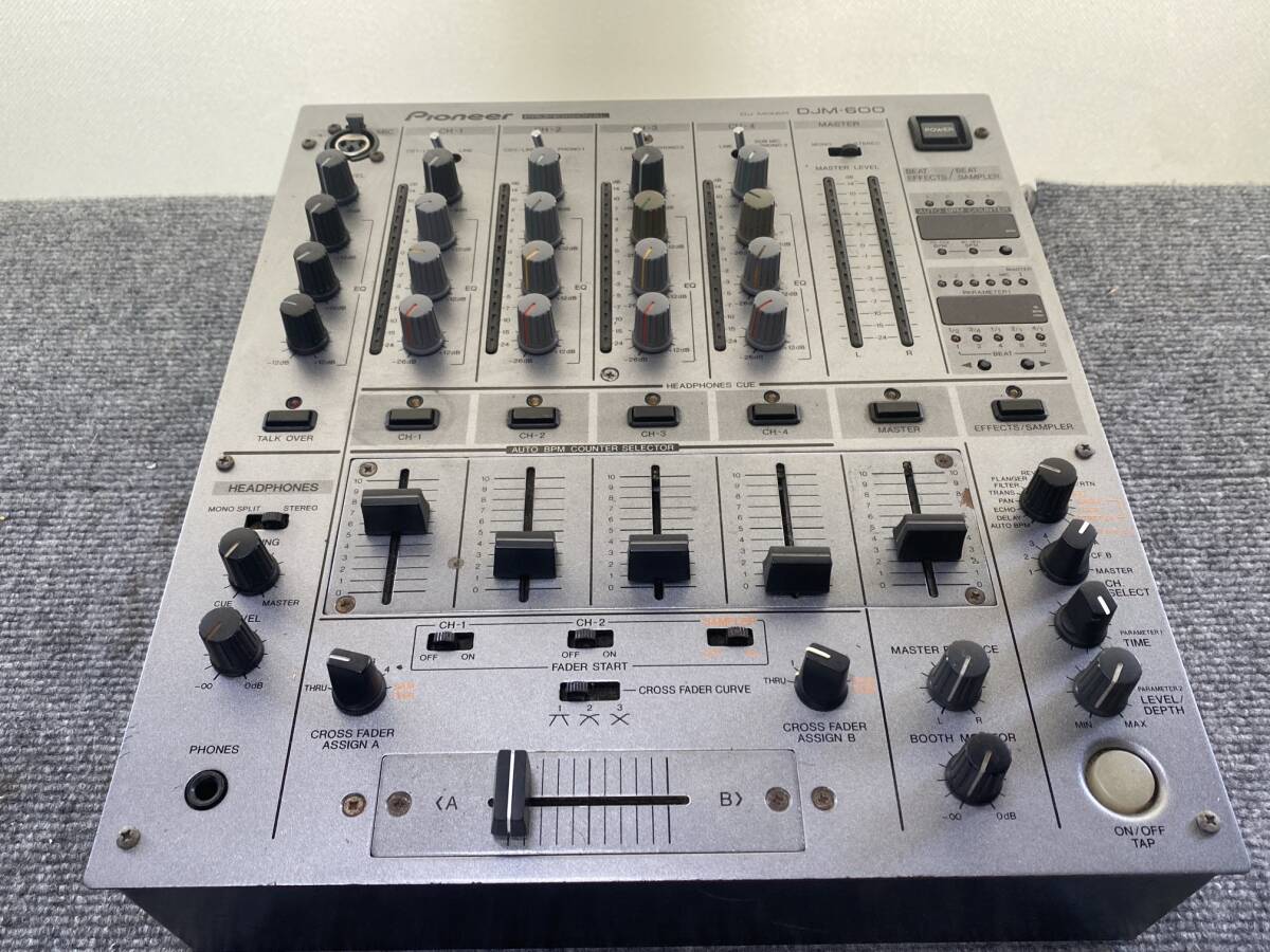 【整備済】Pioneer DJM-600 DJミキサー ディスコ／クラブ DJ用ミキサー「DJM−600」新発売 | 報道資料