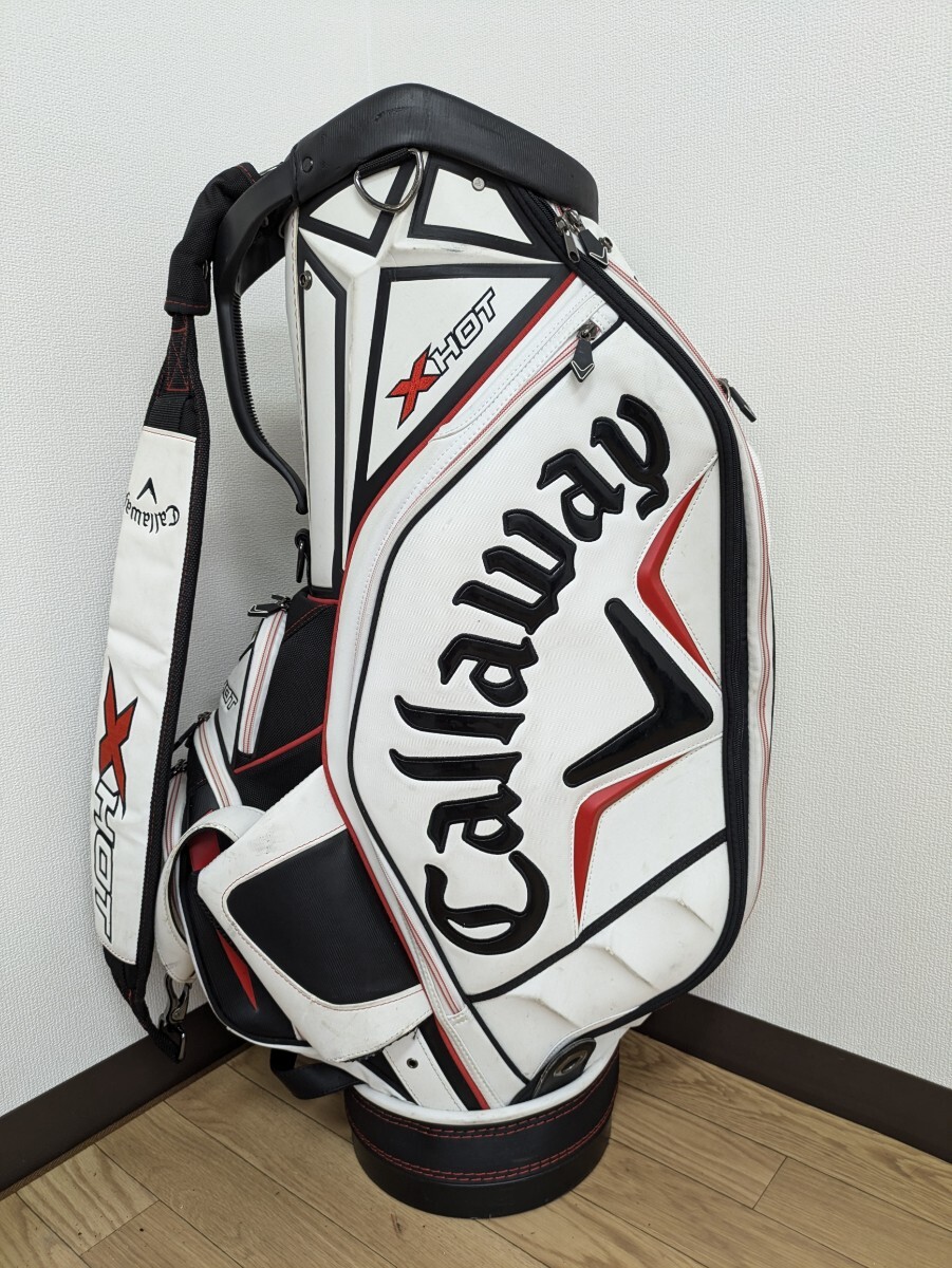 Yahoo!オークション -「x hot」(キャディバッグ) (用具)の落札