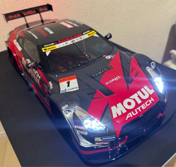 ☆LED取付済 タミヤ RC SP.1584 MOTUL AUTECH GT-R スペアボディセット ドリフト NISSAN モチュール オーテック TT-02