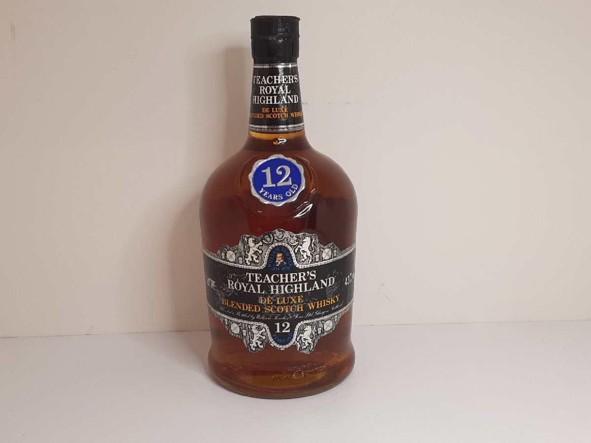 Teacher's  Highland 12年 1L　１本、未開封品。 Yahoo!オークション -「ロイヤルハイランド」(スコッチ