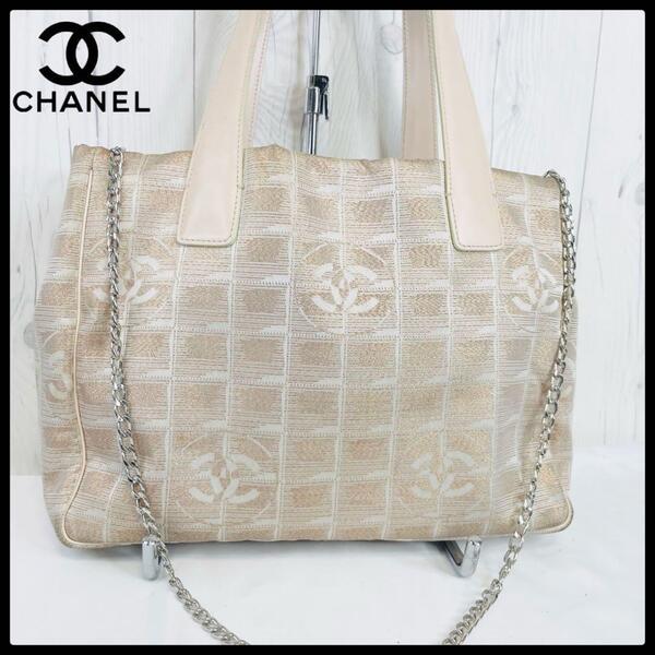 ◆ CHANEL ◆ シャネル ニュートラベルライン バッグ ピンク ハンドバッグ ショルダーバッグ