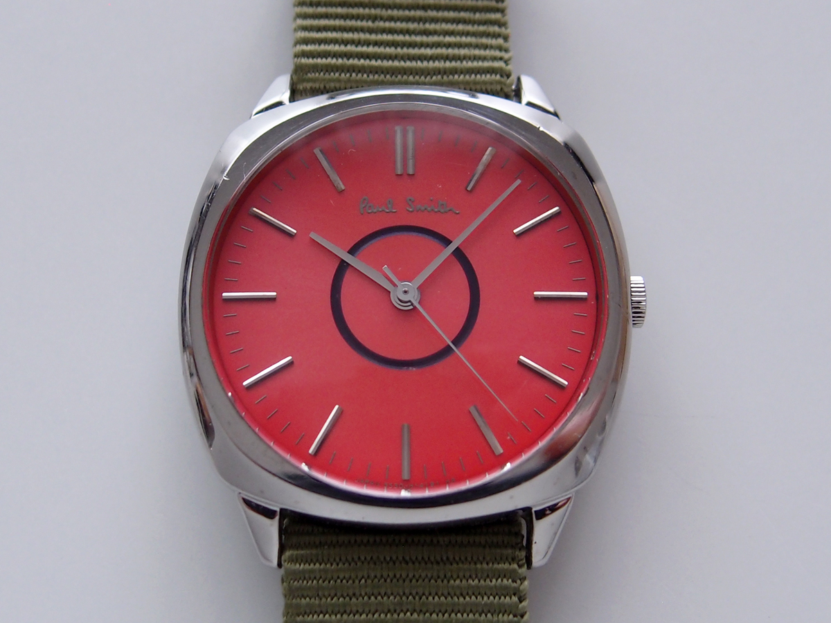 Paul Smith 腕時計 ポインターデイト 電池交換済み　希少カラー Yahoo!オークション -「paul smith 時計」(ポール・スミス) (は