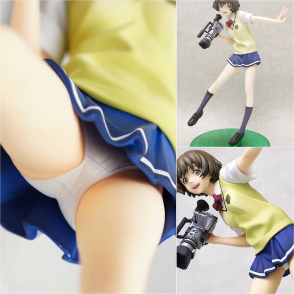 カミナギ・リョーコのパンティが見たいッ!!スジまでクッキリ造形のパンティ全開の超ミニJK制服!!パンチラフィギュアの決定版!!