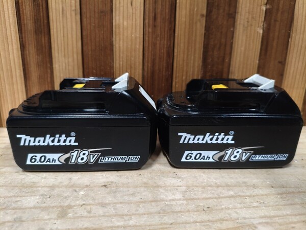 makita マキタ BL1860B リチウムイオンバッテリー 雪マーク 急速充電対応モデル 2個セット 純正品