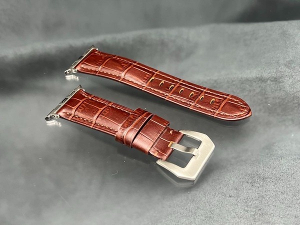 ブラウン アップルウォッチ 本革 レザー ベルト バンド applewatch 49mm 46mm 45mm 44mm 42mm 40mm 41mm
