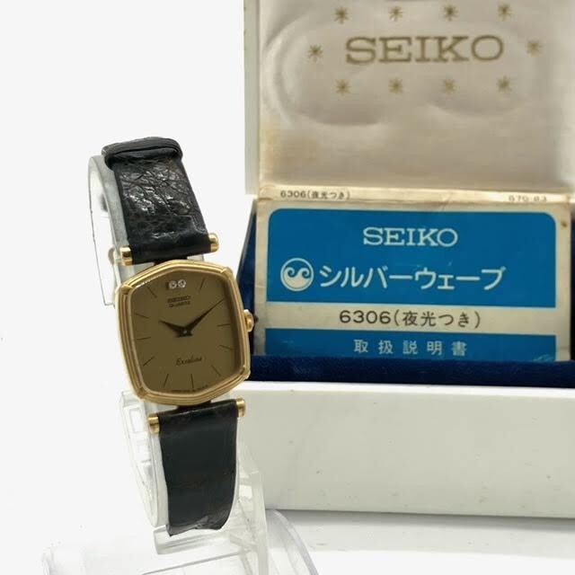 【稼動品】腕時計 SEIKO EXCELINE セイコー シェル文字盤 新品電池 Yahoo!オークション -「電池」(エクセリーヌ) (セイコー)の落札