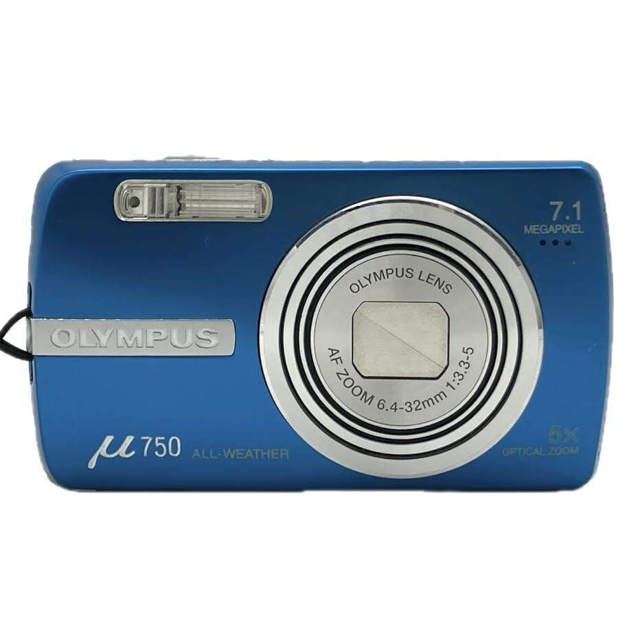 OLYMPUS オリンパス デジタルカメラ MEGAPIXEL μ750ブルー Yahoo!オークション -「オリンパスμ750」の落札相場・落札価格