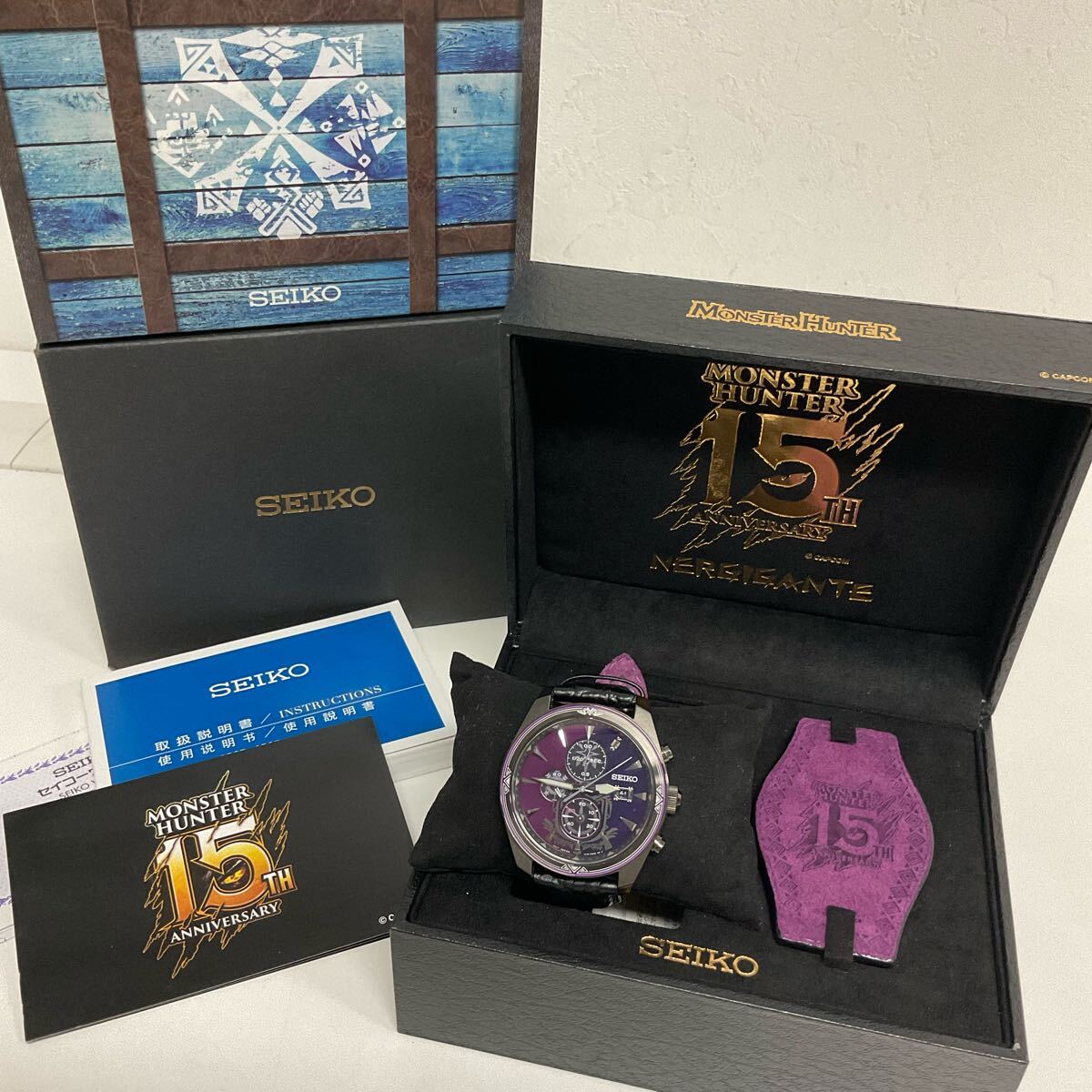 【未使用品】SEIKO　モンスターハンター　ネルギガンテモデル　ソーラー　稼働 楽天市場】限定1個 ネルギガンテモデルが必ず入る