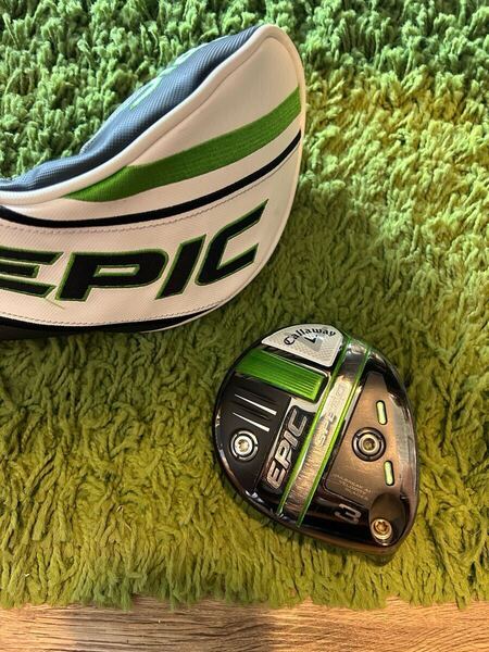 TAシリアル Callaway EPIC SPEED ◆◆◆ 3W 15° フェアウェイウッドヘッドのみ エピックスピード トリプルダイヤモンド カバー付き