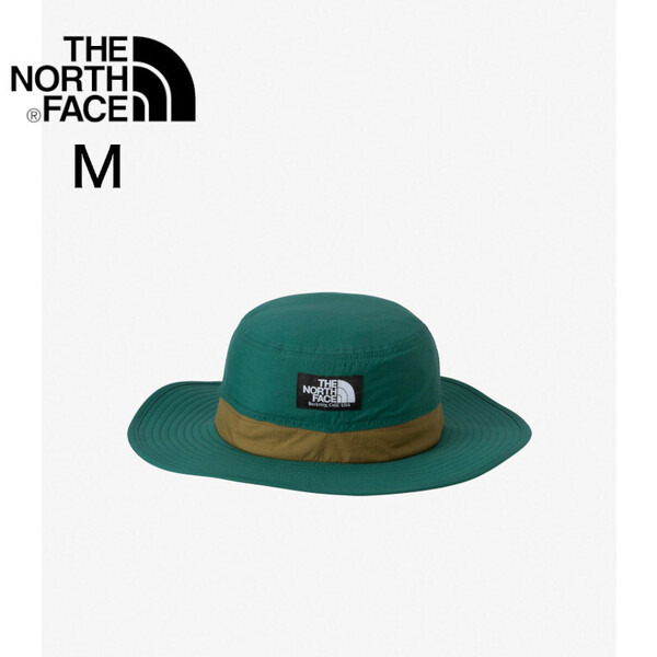 【新品・SALE!!】 THE NORTH FACE ザ・ノースフェイス NN02336 ホライズンハット サイズM 帽子 登山 ウォーキング 紫外線対策 グリーン 1