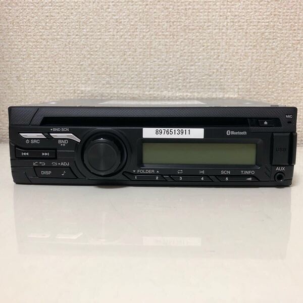 新車外し UD純正 24V Bluetooth USB AUX ワイドFM CDデッキ オーディオ 日野 イスズ いすゞ ふそう UD クオン ギガ プロフィア ②
