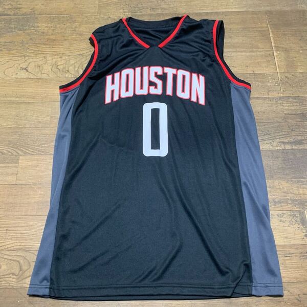 新品ラッセルウェストブルックNBAジャージXLヒューストンロケッツ