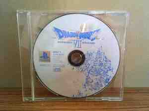 UG134★PS ドラゴンクエスト7 エデンの戦士たち ドラゴンクエストⅦ ドラクエ DISC1のみ ケース付説明書無 起動確認済 研磨クリーニング済
