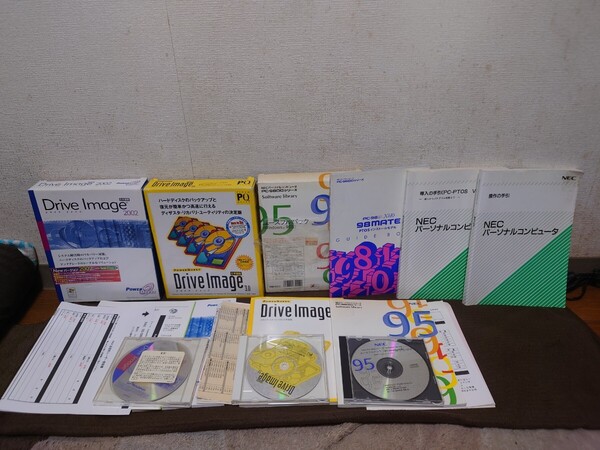 即決 希少 当時物 送料無料 NEC 98 mATE PC9821Xb10 説明書 Drive imageセット