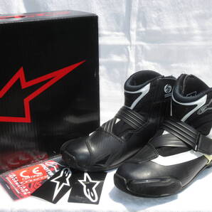 送料無料 美品 ライディングブーツアルパインスターズ alpinestars ブーツSMX-1R V2 US9,5 EU44PLUSDUCATIHONDACBR1R25GSXRSM-6sp-1KTMSIDI