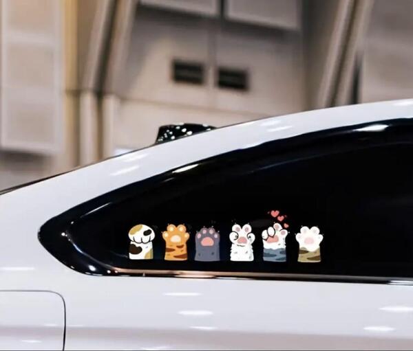 S② ステッカー 猫 ねこ ネコ 可愛い 車 装飾 猫好き 面白い 動物可愛い